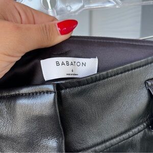 NWT Babaton Vegan Leather Pants